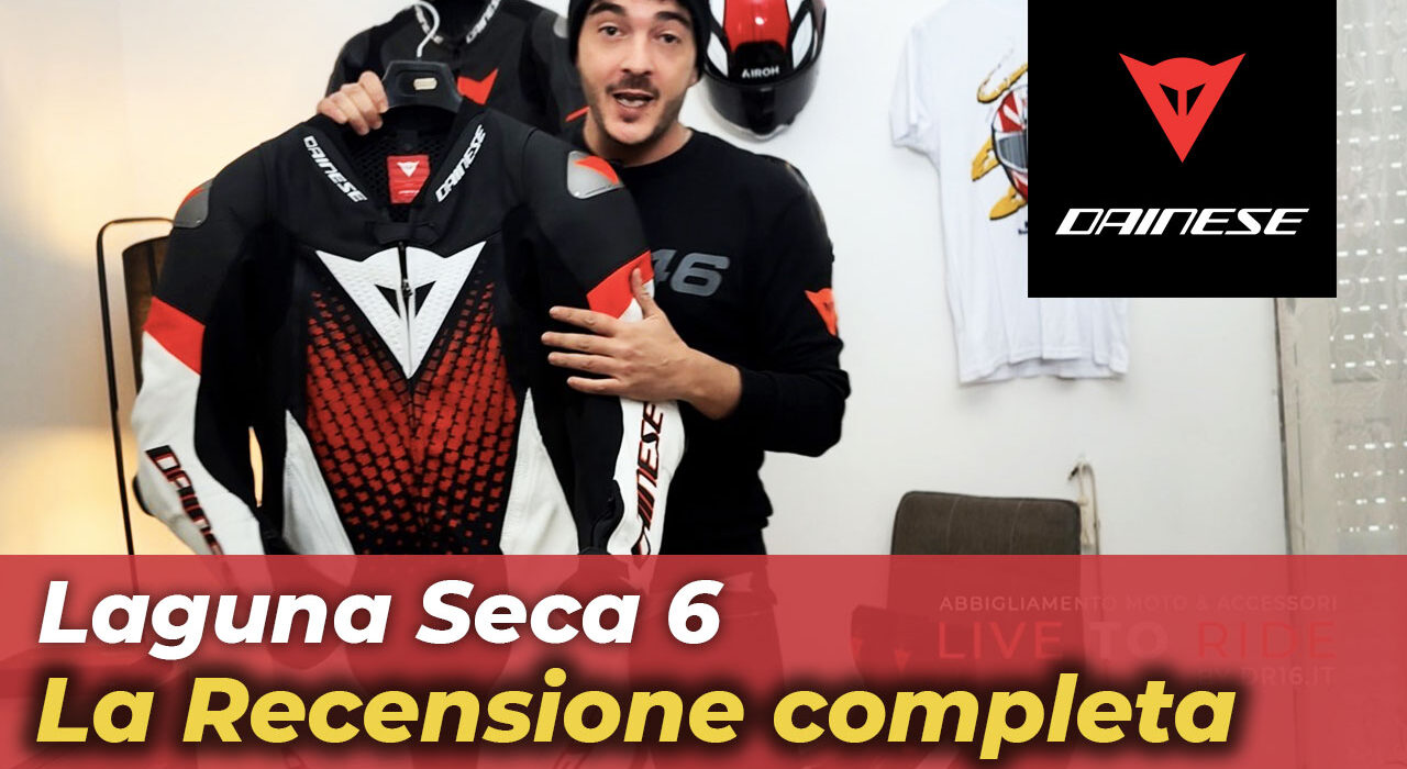 Tuta Moto in pelle Dainese Laguna Seca 6 la recensione